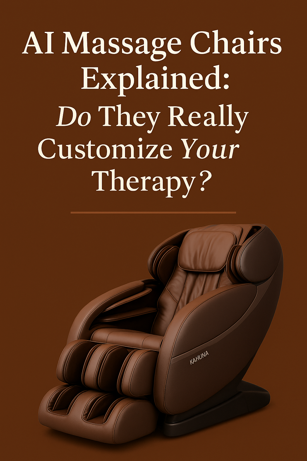 AI Massage Chairs Explained: Do They Really Customize Your Therapy?