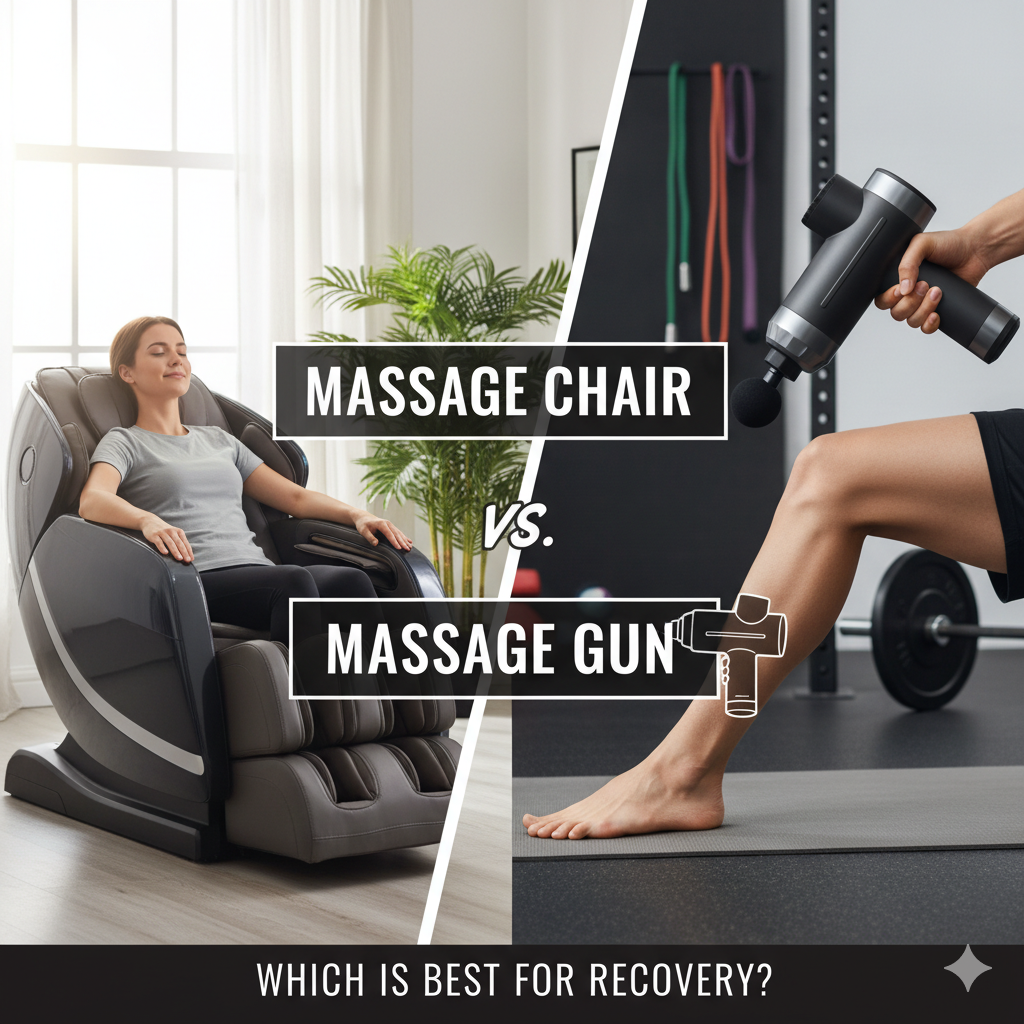 Massage Chair vs. Massage Gun: Which is Best for Recovery?