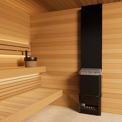 Saunum Air 7 – 6.4 kW Electric Sauna Heater with Climate Equalizer & Himalayan Salt