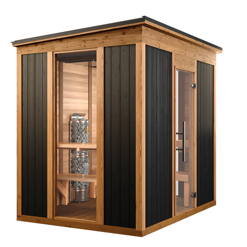 Superior Saunas Thermory Mod6 Modern Athletic 6–8 Person Modular Sauna