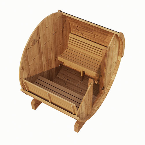 SaunaLife Model E6 – ERGO-Series Outdoor Barrel Sauna