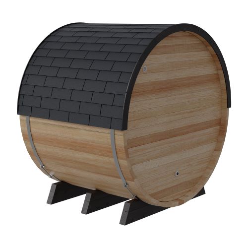 Finnmark FD-7 Thermo-Aspen – Outdoor Hybrid Infrared & Traditional Barrel Sauna (6x6)