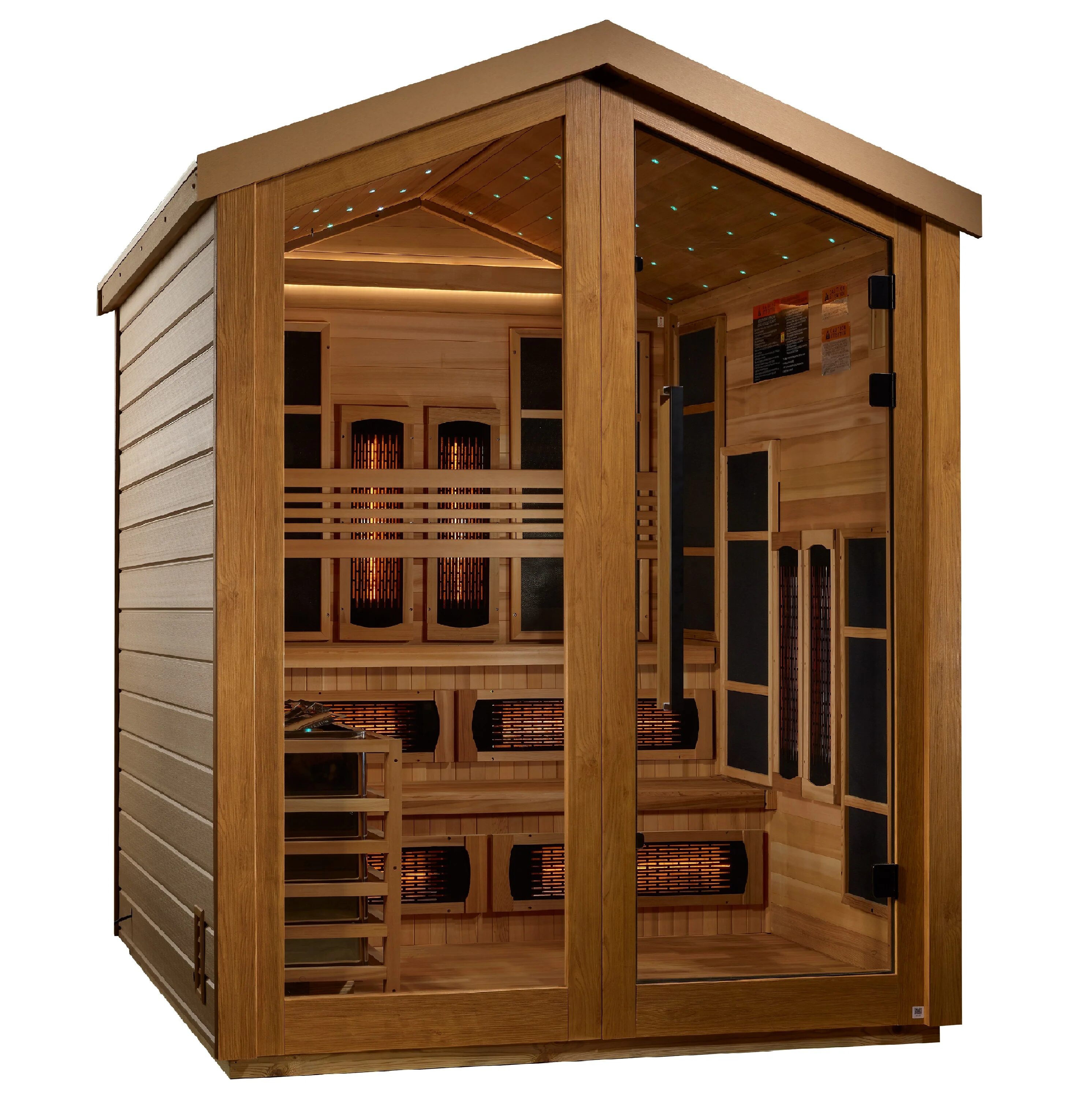 Golden Designs Kaskinen 6-Person Outdoor Hybrid Sauna(GDI-8526-01)
