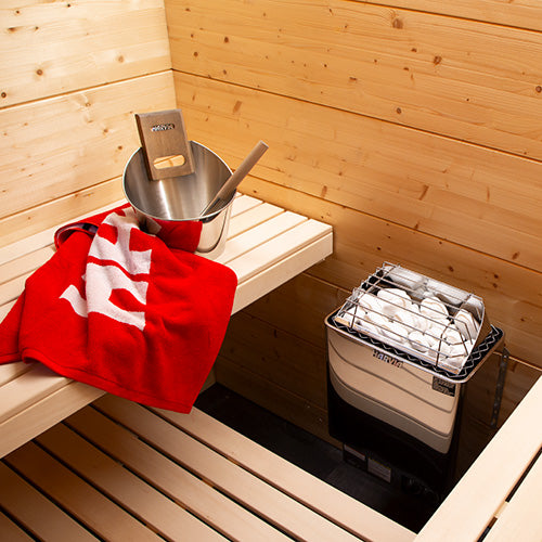 Harvia KIP80W 8kW Electric Sauna Heater – Wall-Mounted with Xenio Control Compatibility