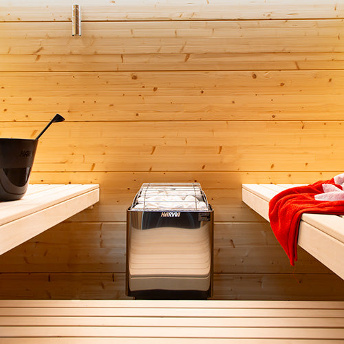 Harvia KIP80W 8kW Electric Sauna Heater – Wall-Mounted with Xenio Control Compatibility