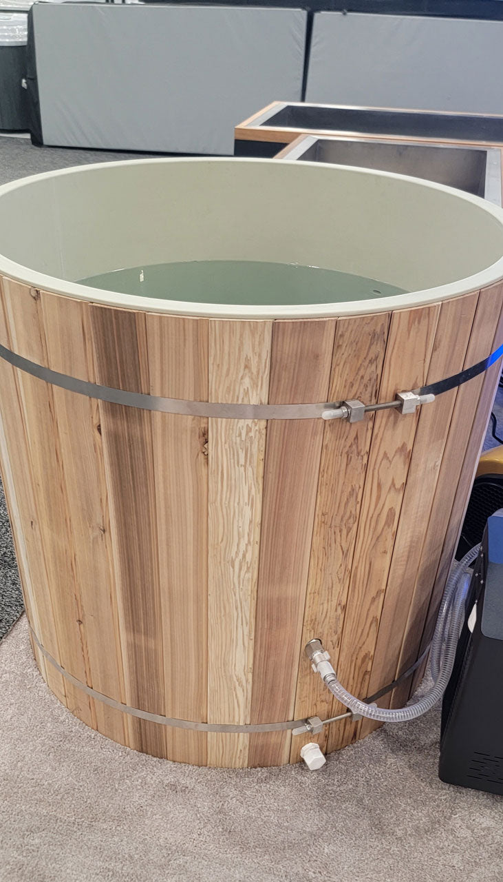 Dynamic Cold Therapy Cedar Barrel Spa - Plastic Tub(DCT-B-042-PLPC TUB ONLY)