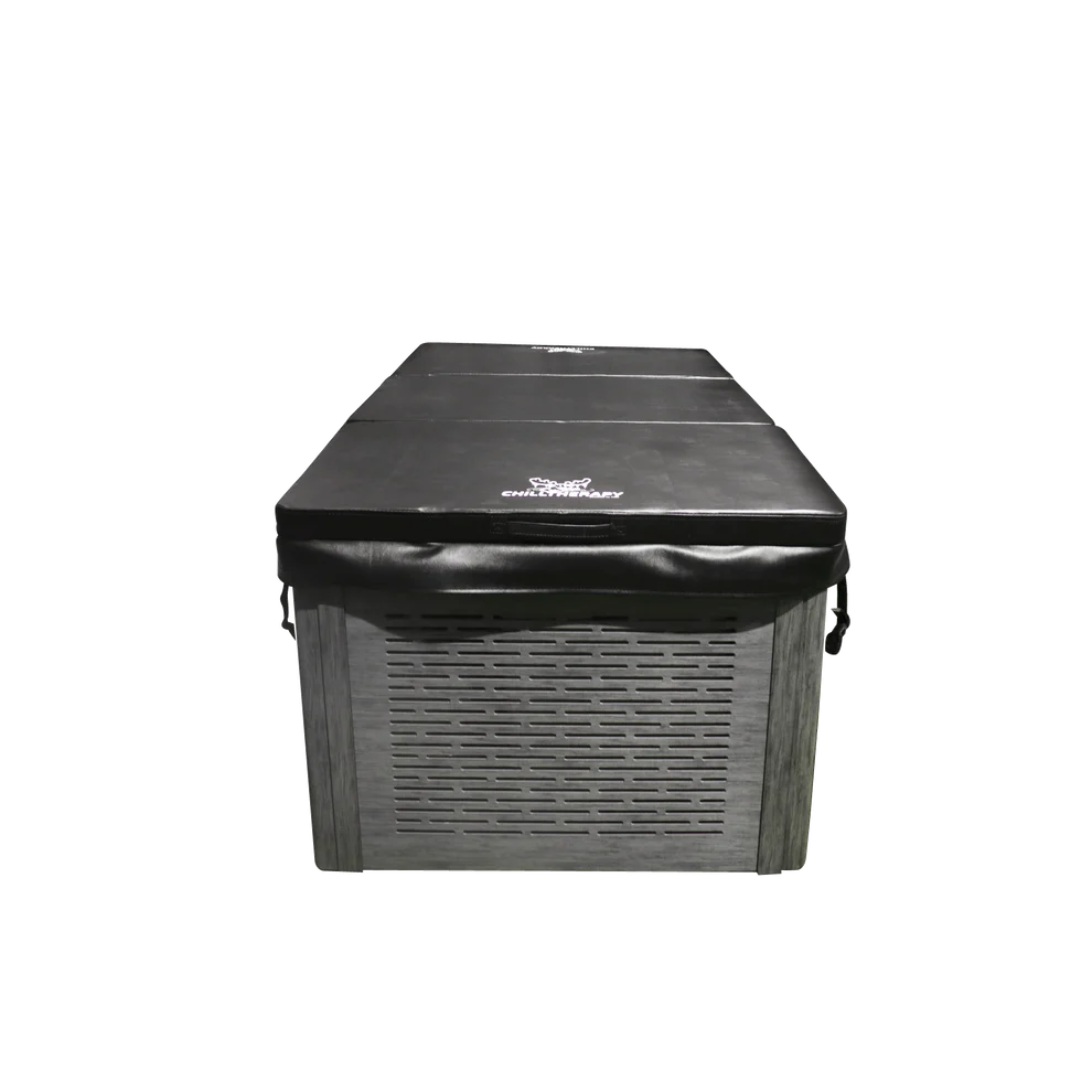 Black locking hard-top cover for CHILL1000 Cold Plunge