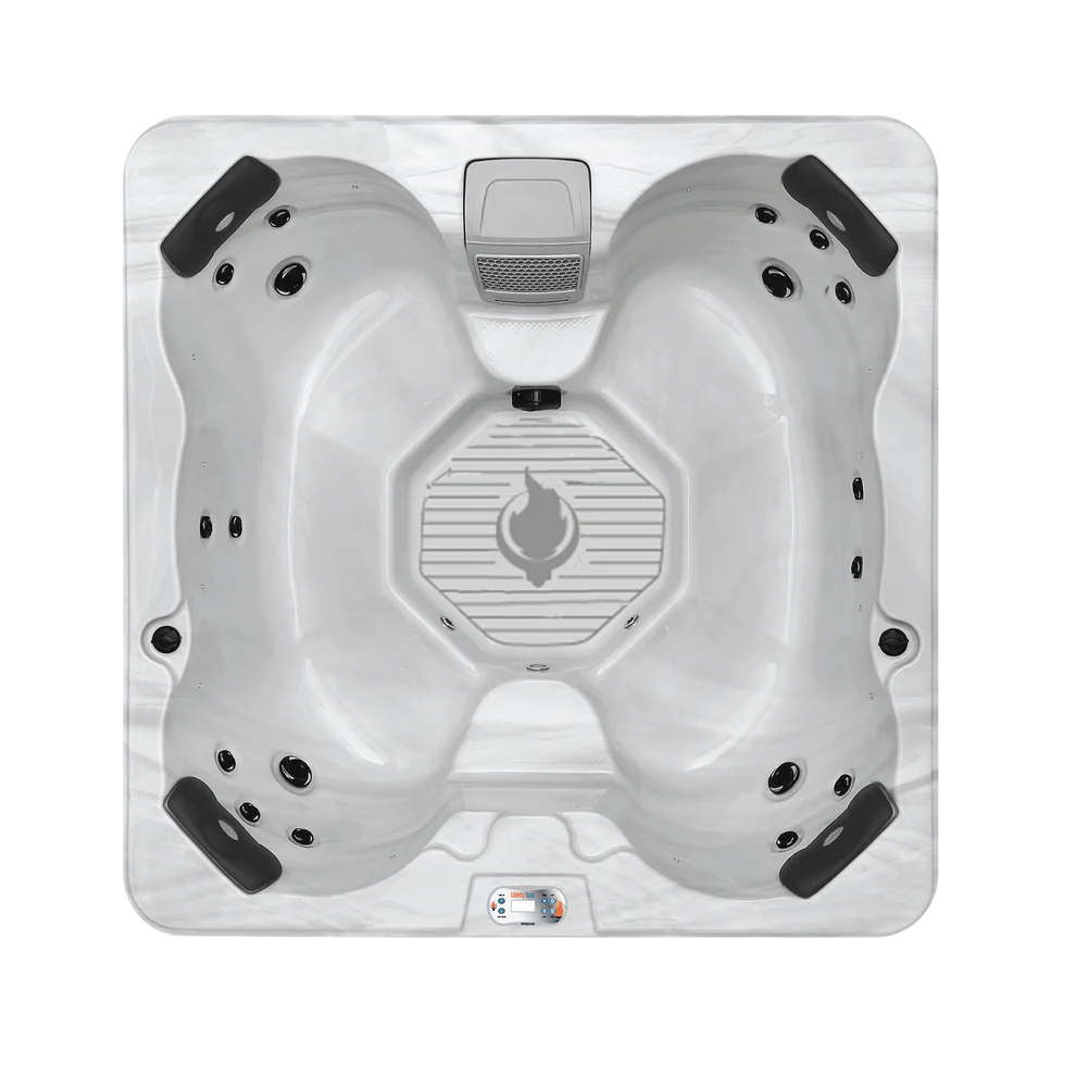 LYS4500 hot tub 18 adjustable jets close-up view
