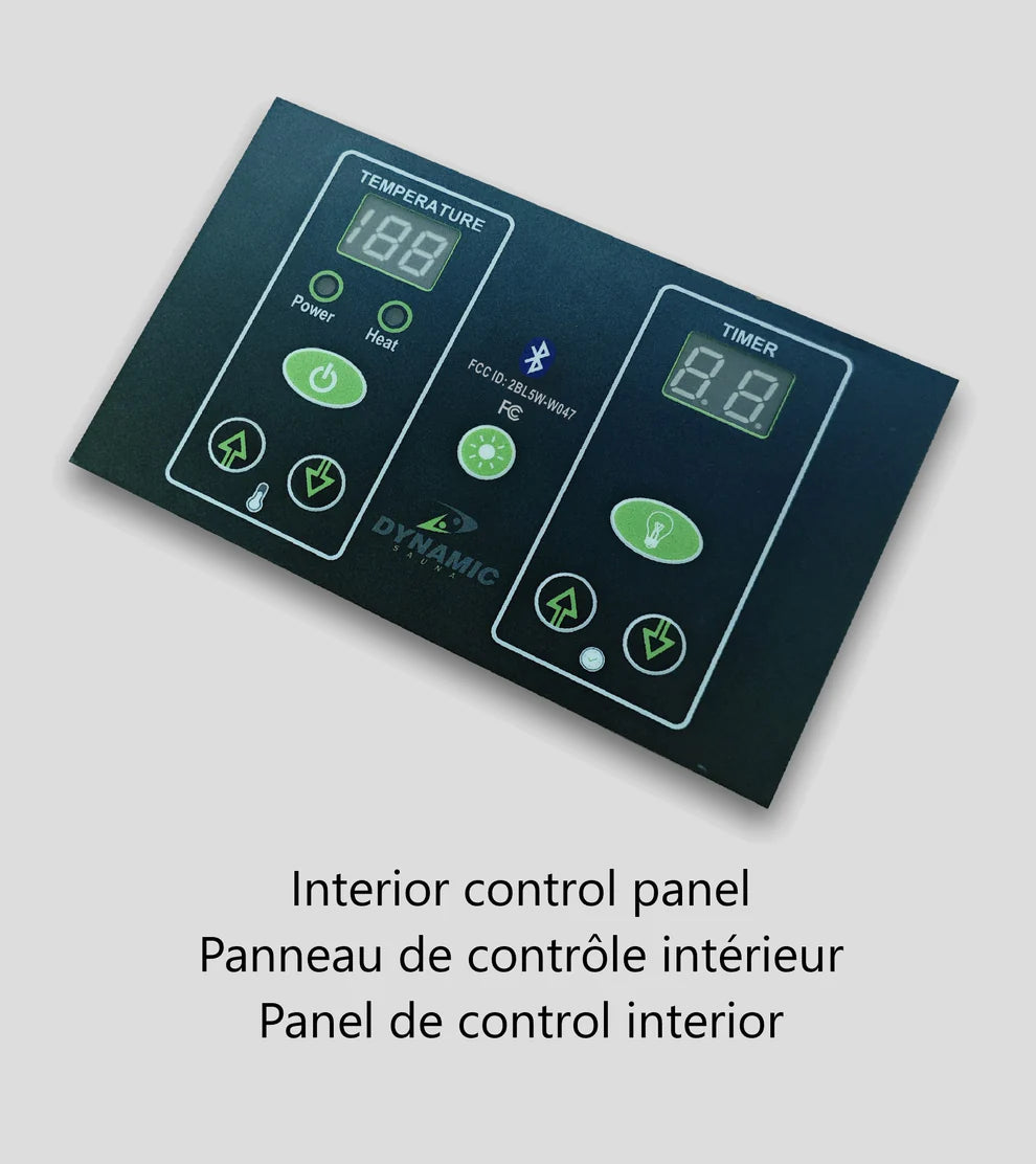 DYN-6229-01 Elite Serena 2-Person Ultra-Low-EMF FAR Infrared Sauna