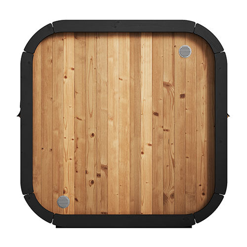 SaunaLife Model CL4G – Cube-Series 3-Person Outdoor Home Sauna Kit