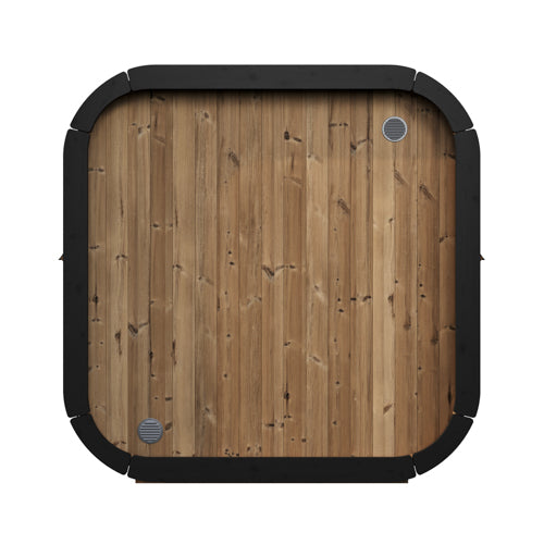 SaunaLife Model CL5G – Cube-Series 4-Person Outdoor Home Sauna Kit