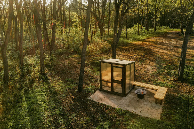 Soluna DUO Modular Outdoor Sauna | 3–6 Person Modern Backyard Sauna Kit