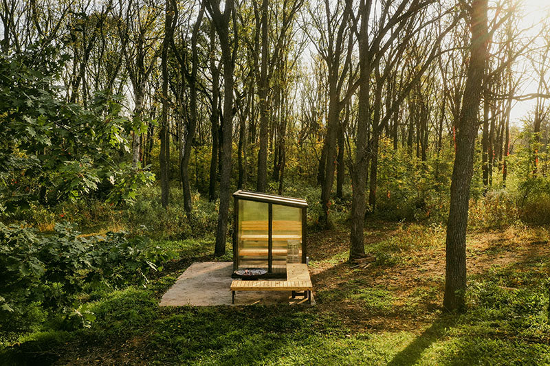 Soluna DUO Modular Outdoor Sauna | 3–6 Person Modern Backyard Sauna Kit