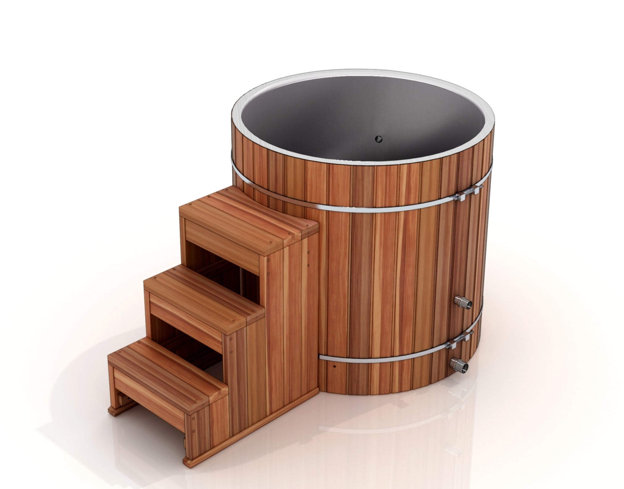 Dynamic Cold Therapy Barrel 304 Stainless Steel Cold Plunge(DCT-B-042-SSPC-34 TUB ONLY)