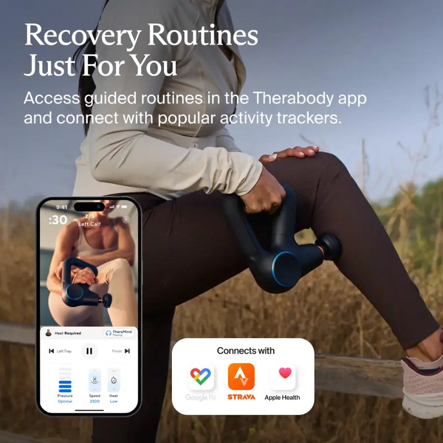 Theragun Prime Plus – Heat & Percussive Therapy Handheld Massage Gun