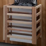 Sundsvall 2-Person Indoor Traditional Cedar Sauna with Harvia 6kW Heater โ Golden Designs GDI-7289-02