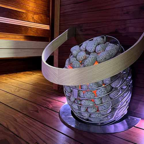 HUUM DROP 6 Electric Sauna Heater โ 6kW Wall-Mounted Heater for Saunas up to 353 cu. ft.