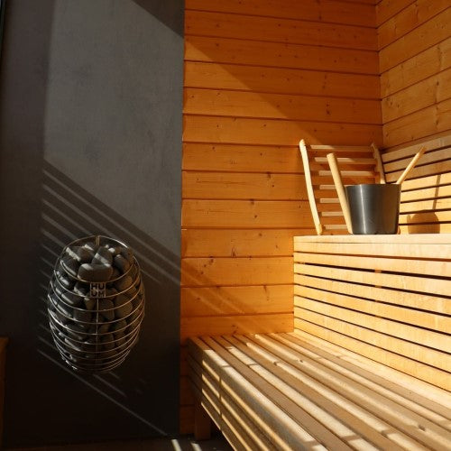 HUUM DROP 9 Electric Sauna Heater – 9kW Wall-Mounted Heater for Saunas up to 530 cu. ft.