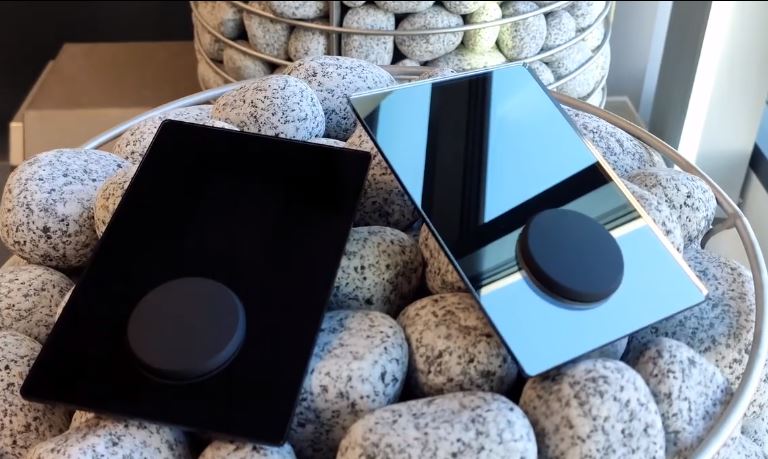 HUUM UKU Mirror Wi-Fi Sauna Controller – Smart Digital Control with Elegant Mirrored Glass Finish