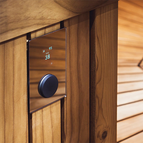 HUUM UKU Mirror Wi-Fi Sauna Controller – Smart Digital Control with Elegant Mirrored Glass Finish