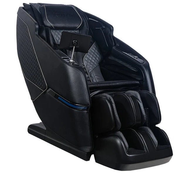 Kyota Kizuna M688 black 4D massage chair right-angle hero view
