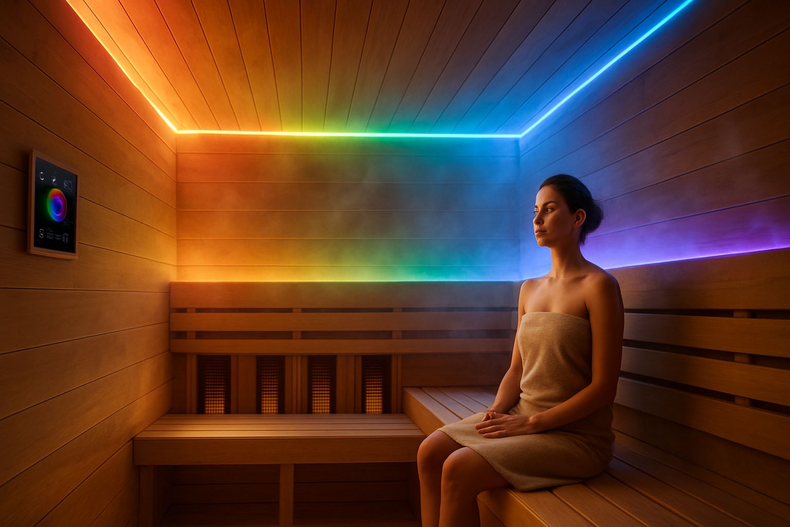 "Infrared Sauna Chromotherapy Guide: What Each Color Does & Benefits"