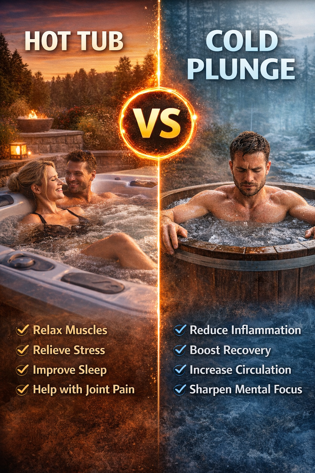 Hot Tub vs Cold Plunge: Which Is Better for Recovery and Wellness?