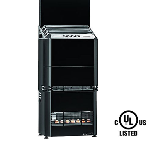 Saunum Air 7 – 6.4 kW Electric Sauna Heater with Climate Equalizer & Himalayan Salt