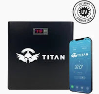 Titan Wellness 1/2 HP Cold Plunge Chiller - Fast Cooling Ice Bath System (Wireless & Standard Models)