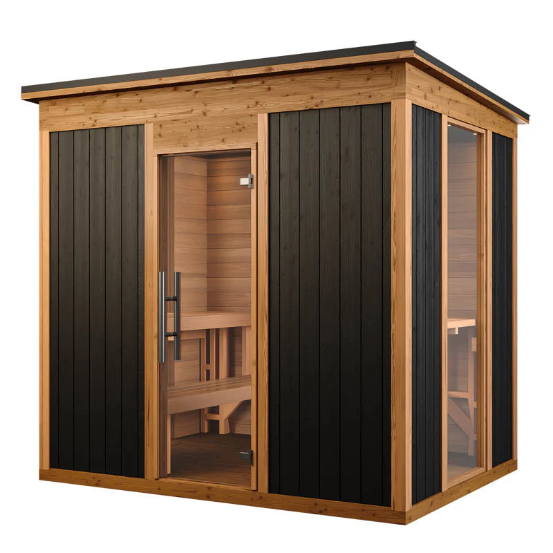 Superior Saunas Thermory Mod6 Modern Athletic 6–8 Person Modular Sauna