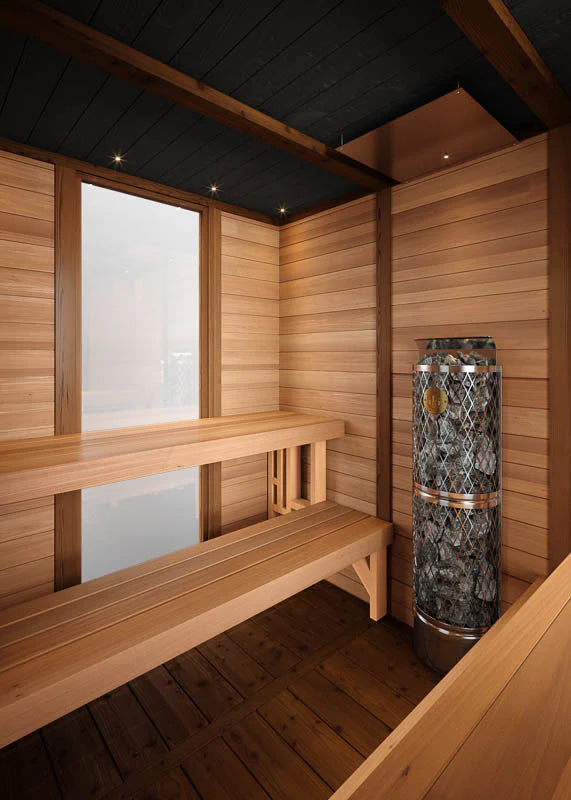 Superior Saunas Thermory Mod6 Modern Athletic 6–8 Person Modular Sauna