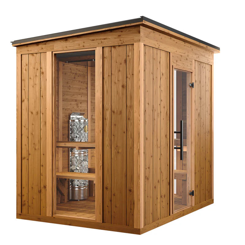 Superior Saunas Thermory Mod6 Traditional Social Outdoor Sauna