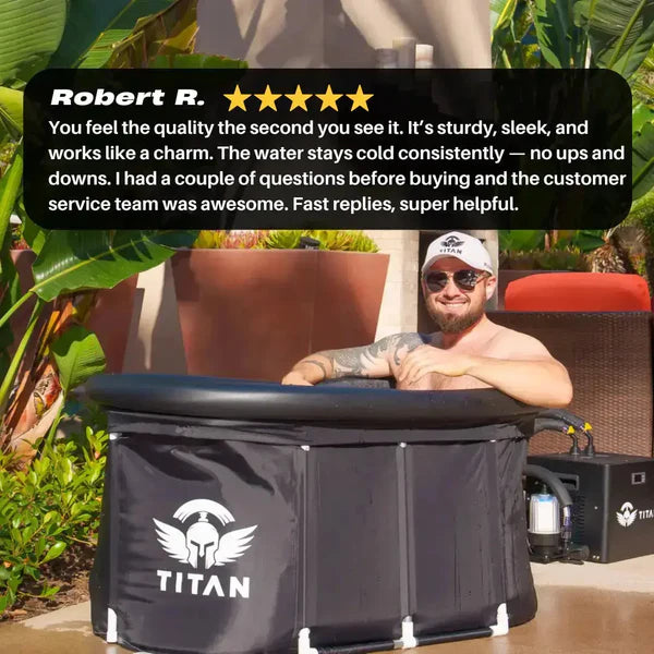 Bravo XL Ice Bath Pod – Portable Insulated Cold Plunge Tub | Titan Wellness