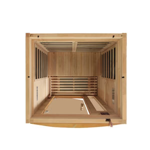 DYN-6103-01 Avila 1–2 Person Low EMF FAR Infrared Sauna | Hemlock