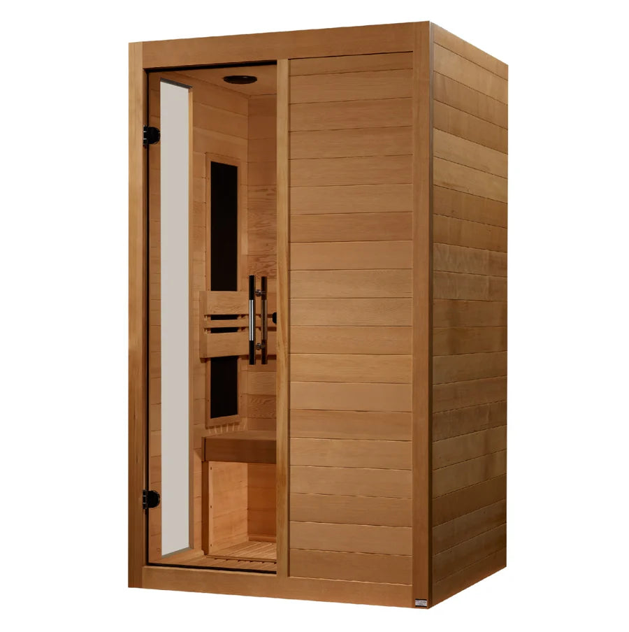 DYN-6115-05 1–2 Person Low EMF FAR Infrared Sauna | Hemlock