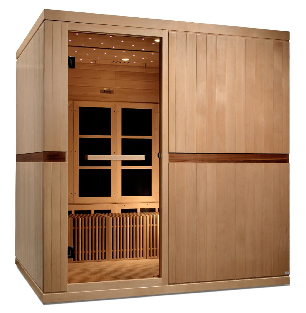 Golden Designs GDI-6880-02 Catalonia Elite 8 Person Infrared Sauna