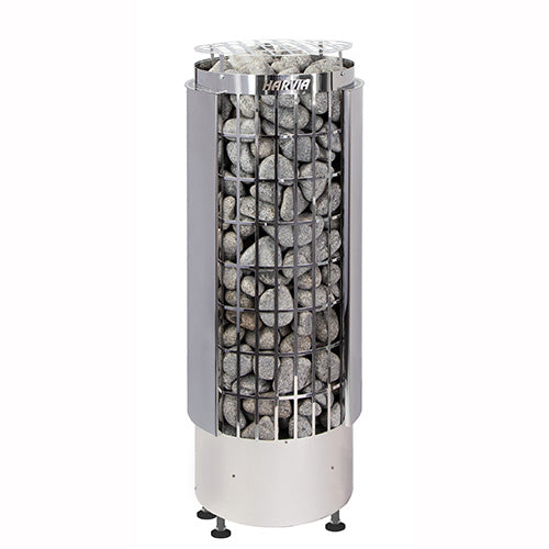 Harvia Cilindro PC90E Electric Sauna Heater – 9kW Pillar-Style Heater for 494 cu. ft. Saunas