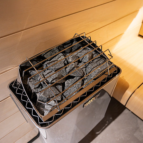 Harvia KIP45B – 4.5 kW Electric Sauna Heater with Built-In Controls