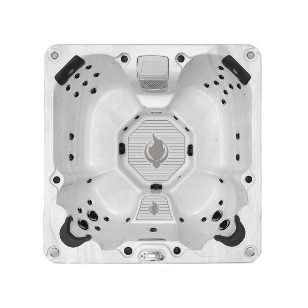 LYS7000 hydrotherapy spa 46 adjustable jets close-up