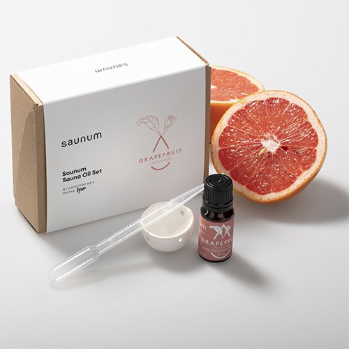 Saunum Aroma Oil Set — Grapefruit