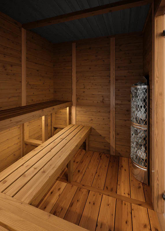 Superior Saunas Thermory Mod6 Traditional Social Outdoor Sauna