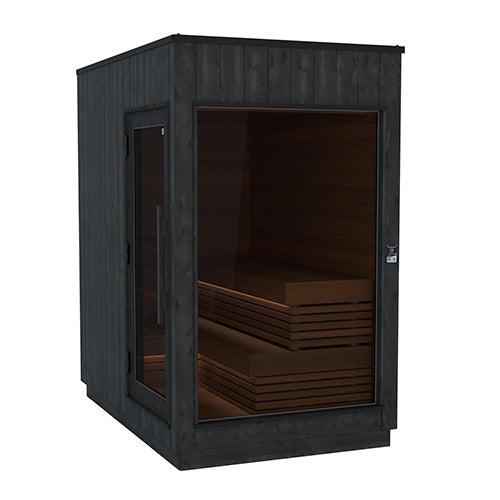 ThermaSol Nordic Misty Sauna Cabin | Fully Assembled Modular Outdoor Sauna |2–5 Person Capacity | Scandinavian Design