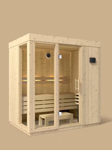 Kohler C1 Indoor Sauna Kit, Scandinavian Spruce, From 2-5 people