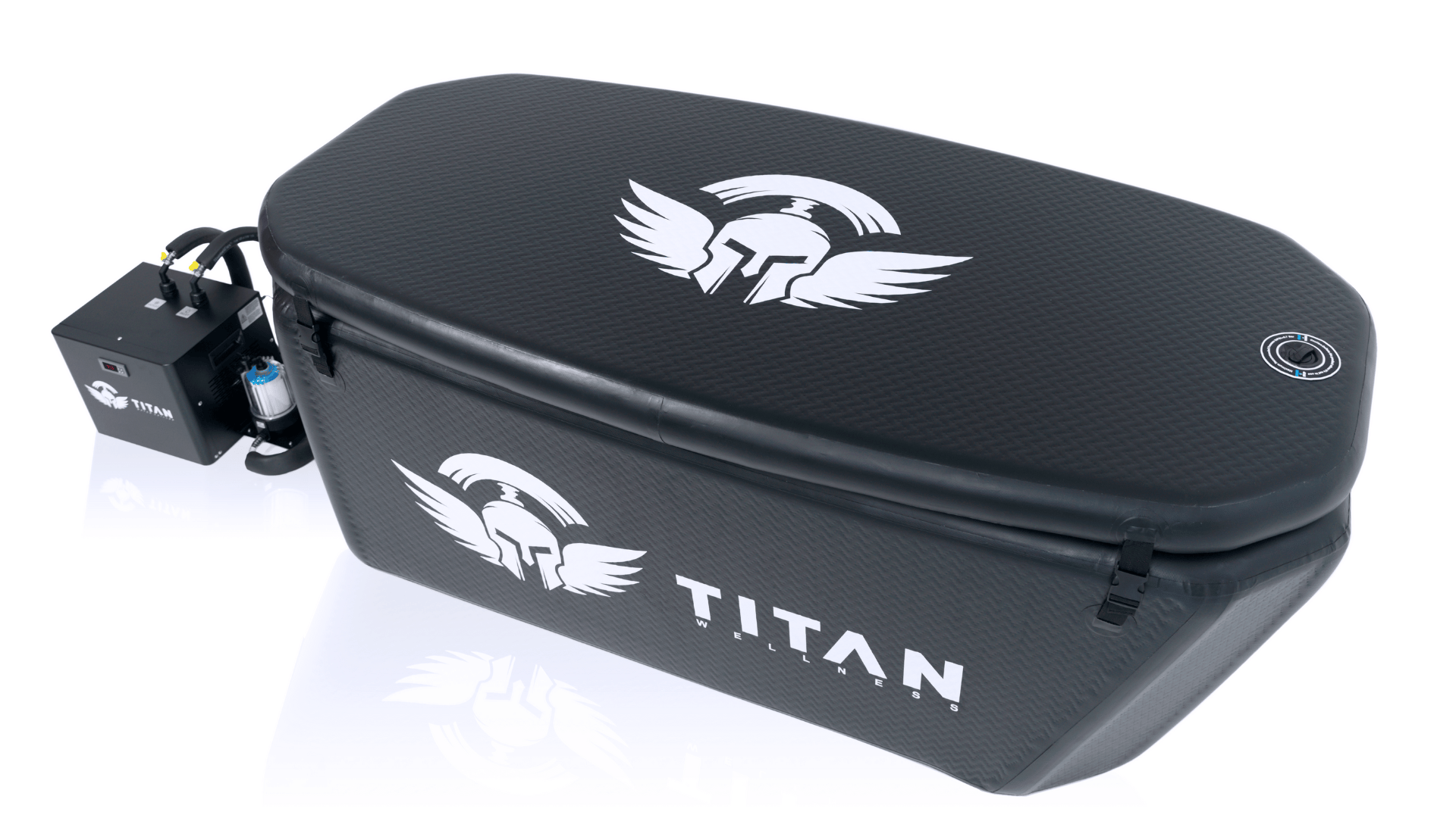 cold plunge tub with filtration and 37 degree cooling