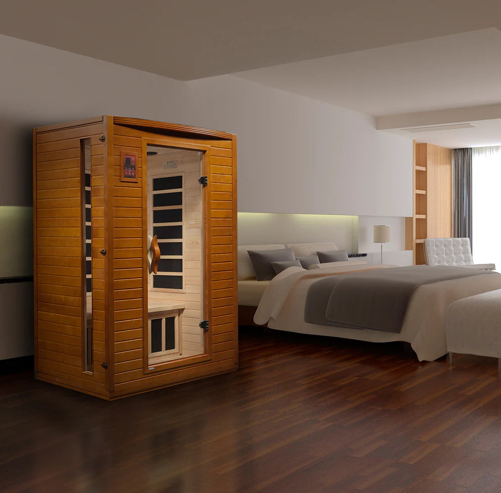 Dynamic "Versailles Elite" 2 Person Low EMF Far IR Sauna (DYN-6202-03-Elite)