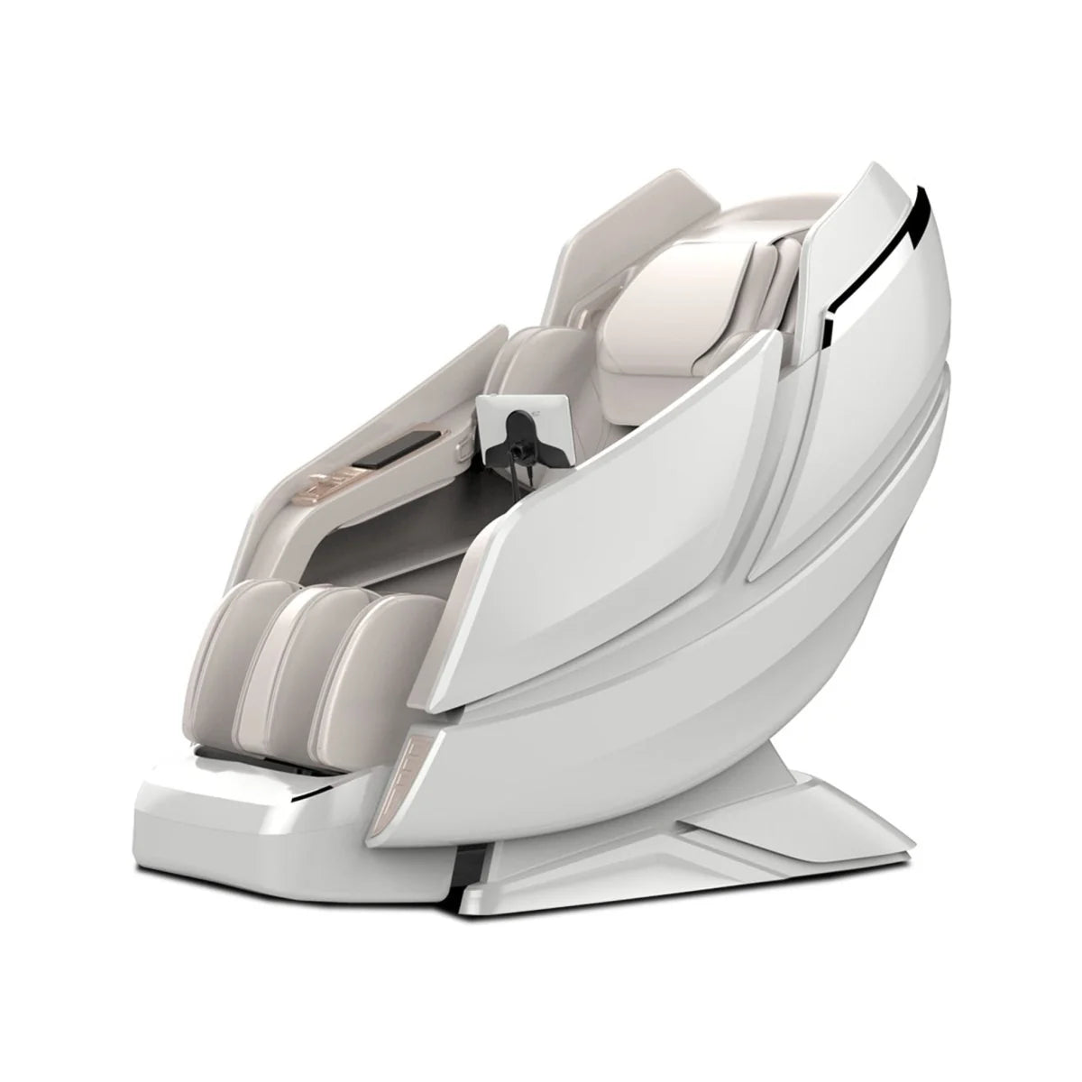 Dios-1288 8D Massage Chair, Dual Air-Tech SL-Track, Brain Relaxation Program — White