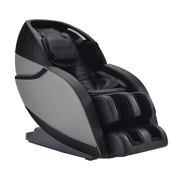 Kyota Kansha M878 massage chair in black featuring zero gravity recline and full body air compression