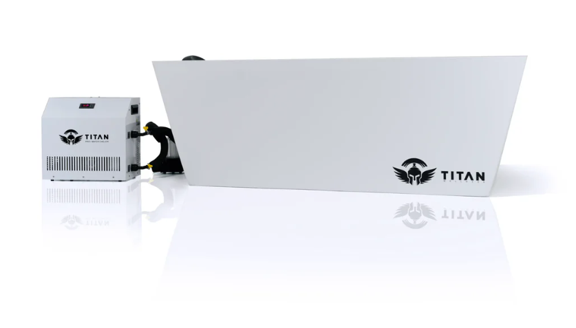 Titan Wellness Arctic White Triumph Ice Bath Pro plug-and-play home therapy tub